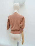 1940s 50s Beaded cardigan - Extra small Small