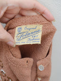 1940s 50s Beaded cardigan - Extra small Small