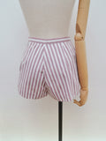 1950s St Michael stripe cotton shorts - Extra small