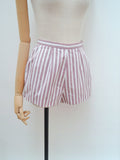 1950s St Michael stripe cotton shorts - Extra small