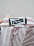 1950s St Michael stripe cotton shorts - Extra small