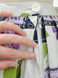 1950s Wine theme novelty print skirt - Medium