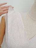 1950s Lamé organza evening top - Small