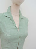 1940s Zip front romper - Extra X small