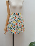 1930s Cotton printed shorts - Extra X small