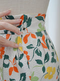 1930s Cotton printed shorts - Extra X small