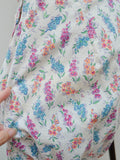 1940s Cotton floral shorts - Small