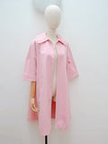 1950s Pink cotton jacket - Medium Large