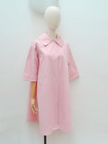 1950s Pink cotton jacket - Medium Large