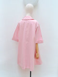 1950s Pink cotton jacket - Medium Large