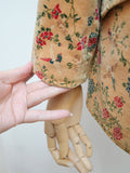 1970s Bird print velvet jacket - Medium