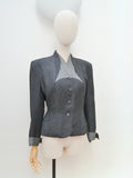 1940s Tailored two tone jacket - Medium