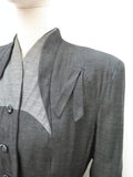 1940s Tailored two tone jacket - Medium