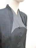 1940s Tailored two tone jacket - Medium