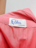 1950s Two tone pink longline jacket - Medium Large