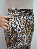 1950s 60s Animal print pants - Extra small to Small