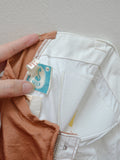 1950s 60s Boned swimsuit - Extra X small