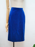 1950s Velvet skirt suit - small