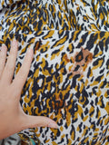 1950s 60s Animal print pants - Extra small to Small