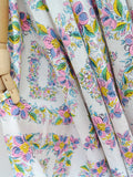 1950s Printed hugely full skirt - Small