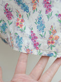 1940s Cotton floral shorts - Small