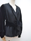 1920s 30s Wool & velvet jacket - Medium