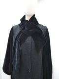1920s 30s Wool & velvet jacket - Medium