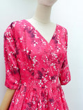 1950s Full skirt cotton Melbray dress - Small