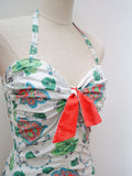 1950s Adjustable neck swimsuit - Extra small