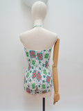 1950s Adjustable neck swimsuit - Extra small