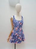 1960s Printed playsuit - Large