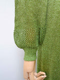 1970s Lurex jersey maxi - XS / S / M