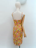 1960s Shelf bust cotton dress - Small
