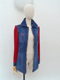 1970s Suede & knit jacket - Extra Small