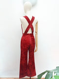 1970s Convertible dungaree jumpsuit - Extra X Small