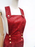 1970s Convertible dungaree jumpsuit - Extra X Small