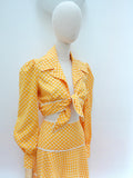 1970s Wallis maxi two piece - Small