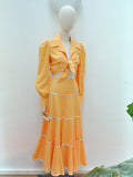 1970s Wallis maxi two piece - Small