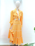 1970s Wallis maxi two piece - Small