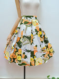 1950s Garden print Sportaville skirt - Small