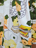 1950s Garden print Sportaville skirt - Small