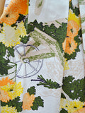 1950s Garden print Sportaville skirt - Small