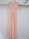 1940s Rayon embroidered nightgown - Small