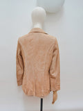 1970s Tailor made suede jacket - Extra small Small