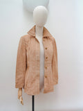 1970s Tailor made suede jacket - Extra small Small