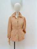 1970s Tailor made suede jacket - Extra small Small
