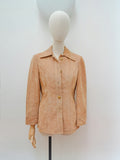 1970s Tailor made suede jacket - Extra small Small