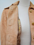 1970s Tailor made suede jacket - Extra small Small