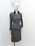1950s Gerald Fisher skirt suit - Extra x small