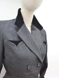 1950s Gerald Fisher skirt suit - Extra x small
